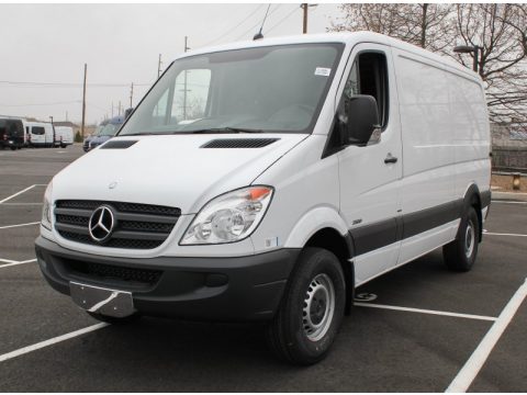 Arctic White Mercedes-Benz Sprinter 2500 Cargo Van.  Click to enlarge.