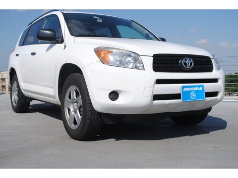 Super White Toyota RAV4 .  Click to enlarge.