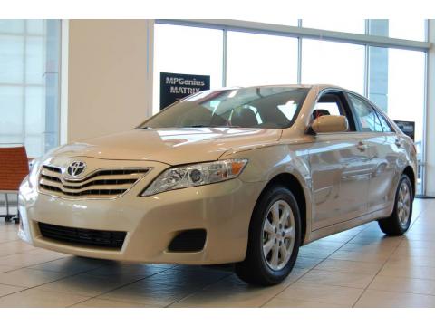 Sandy Beach Metallic Toyota Camry LE.  Click to enlarge.