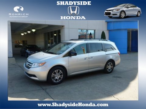 Alabaster Silver Metallic Honda Odyssey EX-L.  Click to enlarge.