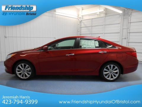 Sparkling Ruby Hyundai Sonata SE.  Click to enlarge.