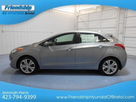 Titanium Gray Metallic Hyundai Elantra GT.  Click to enlarge.