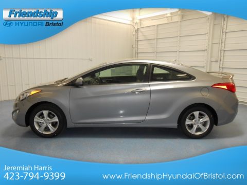 Titanium Gray Metallic Hyundai Elantra Coupe GS.  Click to enlarge.