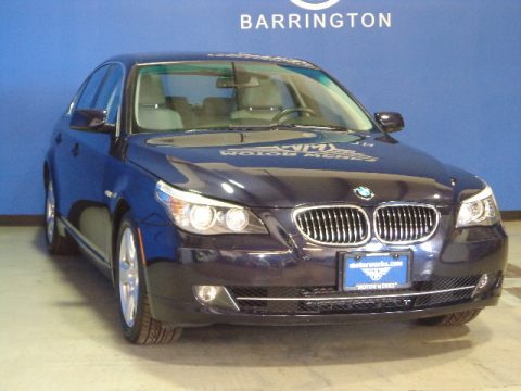 Monaco Blue Metallic BMW 5 Series 535xi Sedan.  Click to enlarge.