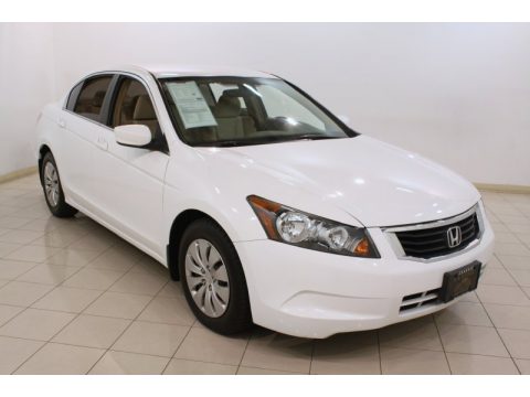 Taffeta White Honda Accord LX Sedan.  Click to enlarge.