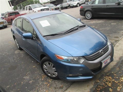 Atomic Blue Metallic Honda Insight Hybrid LX.  Click to enlarge.
