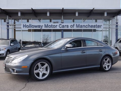 Flint Grey Metallic Mercedes-Benz CLS 550.  Click to enlarge.