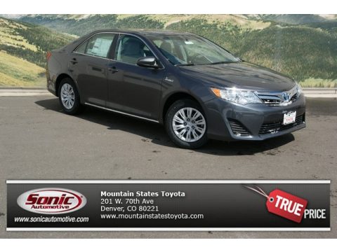 Magnetic Gray Metallic Toyota Camry Hybrid LE. Click to enlarge. Magnetic Gray Metallic Toyota Camry Hybrid LE. Click to enlarge.