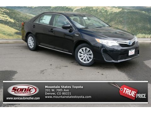 Attitude Black Metallic Toyota Camry Hybrid LE. Click to enlarge. Attitude Black Metallic Toyota Camry Hybrid LE. Click to enlarge.