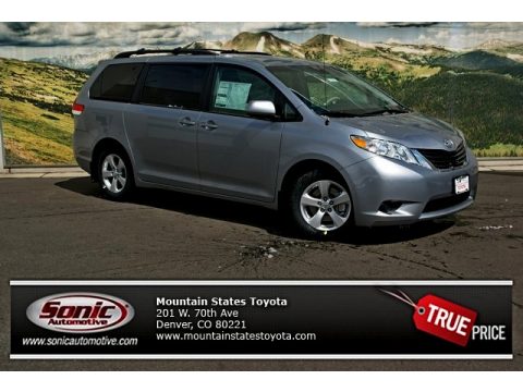 Silver Sky Metallic Toyota Sienna LE. Click to enlarge. Silver Sky Metallic Toyota Sienna LE. Click to enlarge.