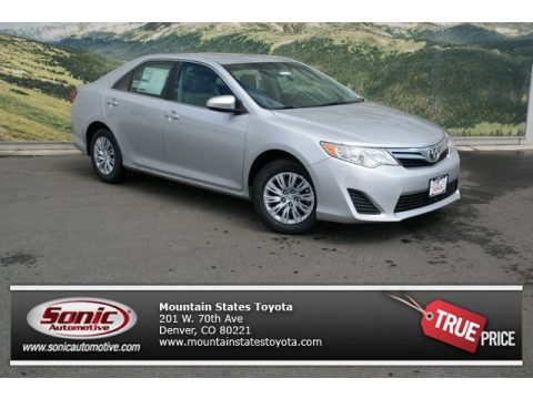 Classic Silver Metallic Toyota Camry LE.  Click to enlarge.