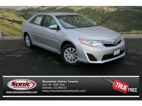 Classic Silver Metallic Toyota Camry LE.  Click to enlarge.