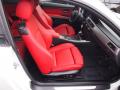  2012 BMW 3 Series Coral Red/Black Interior #5