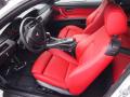  2012 BMW 3 Series Coral Red/Black Interior #10
