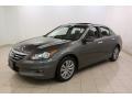 Front 3/4 View of 2011 Honda Accord EX-L V6 Sedan #3