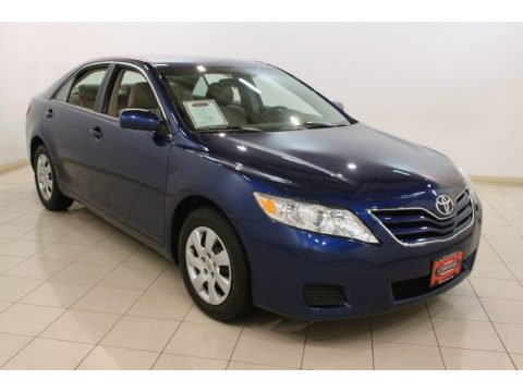 Blue Ribbon Metallic Toyota Camry LE.  Click to enlarge.