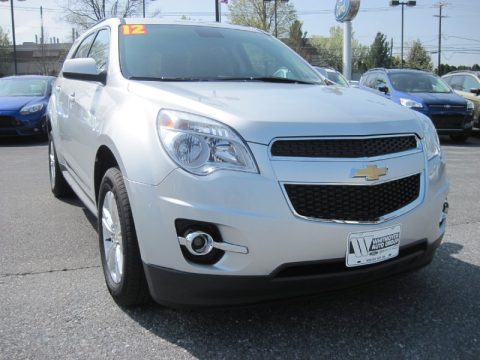 Silver Ice Metallic Chevrolet Equinox LT AWD.  Click to enlarge.