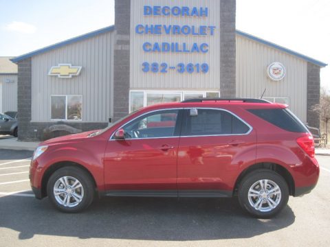 Crystal Red Tintcoat Chevrolet Equinox LT.  Click to enlarge.