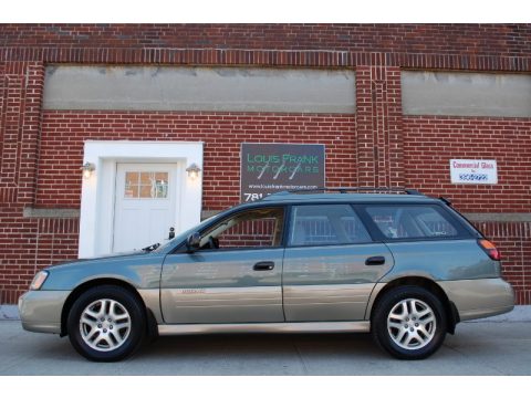Wintergreen Metallic Subaru Outback Wagon.  Click to enlarge.