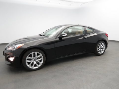 Black Noir Pearl Hyundai Genesis Coupe 3.8 Grand Touring.  Click to enlarge.