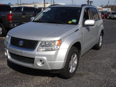 Silky Silver Metallic Suzuki Grand Vitara 4x4.  Click to enlarge.