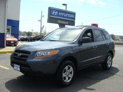 Slate Blue Hyundai Santa Fe GLS 4WD.  Click to enlarge.