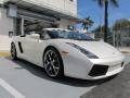 2007 Lamborghini Gallardo Spyder Pearl White 2007 Lamborghini Gallardo Spyder Pearl White