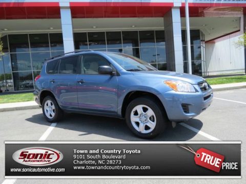 Pacific Blue Metallic Toyota RAV4 I4.  Click to enlarge.