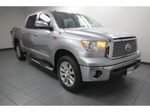 Silver Sky Metallic Toyota Tundra Limited CrewMax 4x4.  Click to enlarge.