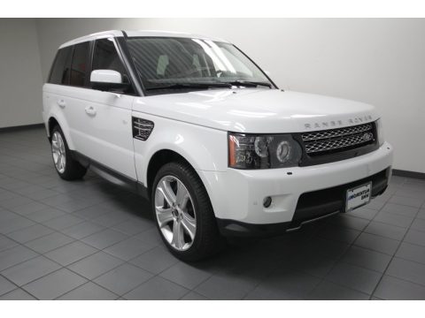 Fuji White Land Rover Range Rover Sport Supercharged.  Click to enlarge.