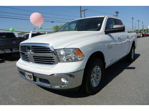 Bright White Ram 1500 SLT Crew Cab 4x4.  Click to enlarge.