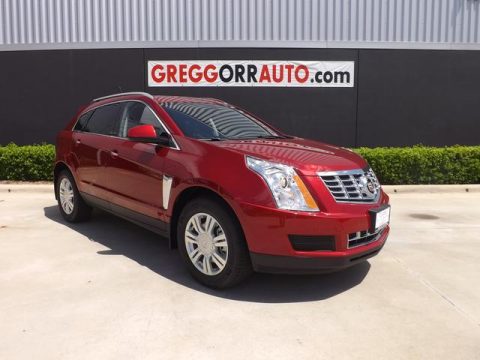 Crystal Red Tintcoat Cadillac SRX Luxury FWD.  Click to enlarge.