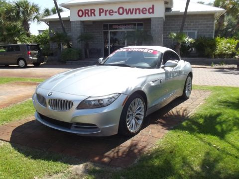 Titanium Silver Metallic BMW Z4 sDrive35i Roadster.  Click to enlarge.