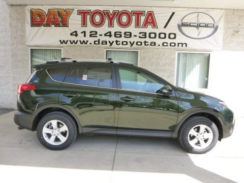 Spruce Green Mica Toyota RAV4 XLE AWD. Click to enlarge. Spruce Green Mica Toyota RAV4 XLE AWD. Click to enlarge.