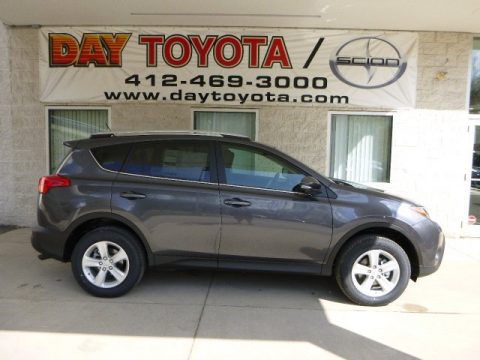 Magnetic Gray Metallic Toyota RAV4 XLE AWD.  Click to enlarge.