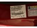 Ford Color Code G2 Redfire Metallic #23