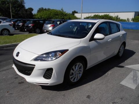 Crystal White Pearl Mica Mazda MAZDA3 i Grand Touring 5 Door. Click to enlarge. Crystal White Pearl Mica Mazda MAZDA3 i Grand Touring 5 Door. Click to enlarge.