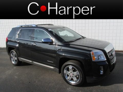 Carbon Black Metallic GMC Terrain SLT AWD.  Click to enlarge.