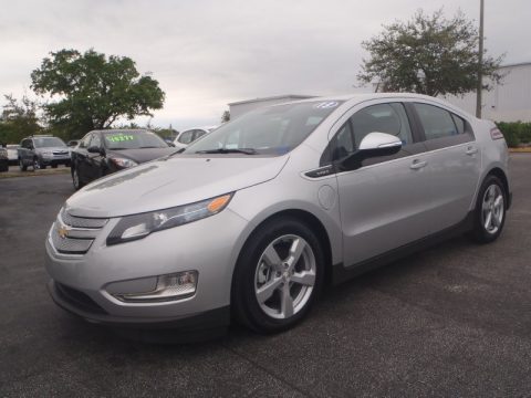 Silver Ice Metallic Chevrolet Volt .  Click to enlarge.