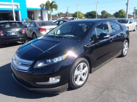Black Chevrolet Volt .  Click to enlarge.