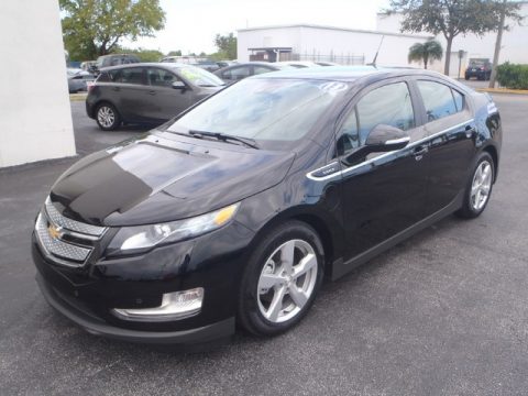 Black Chevrolet Volt .  Click to enlarge.