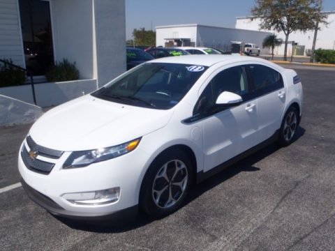 Summit White Chevrolet Volt .  Click to enlarge.
