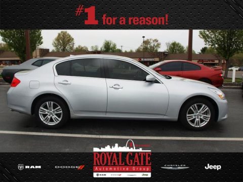 Liquid Platinum Infiniti G 37 x AWD Sedan.  Click to enlarge.
