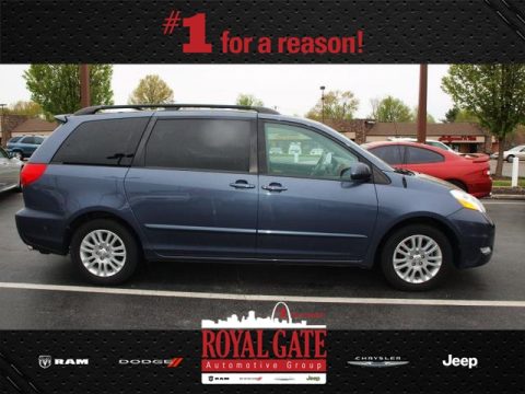 Blue Mirage Metallic Toyota Sienna XLE.  Click to enlarge.