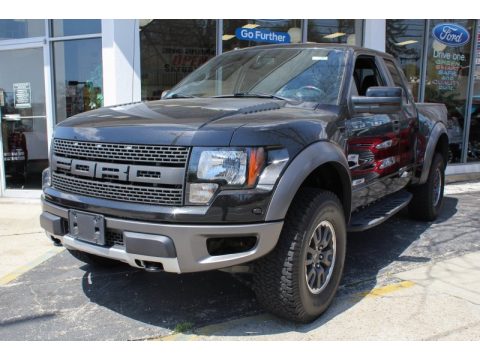 Tuxedo Black Ford F150 SVT Raptor SuperCab 4x4.  Click to enlarge.