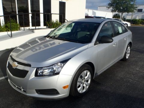 Silver Ice Metallic Chevrolet Cruze LS.  Click to enlarge.