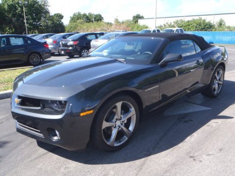 Ashen Gray Metallic Chevrolet Camaro LT/RS Convertible.  Click to enlarge.