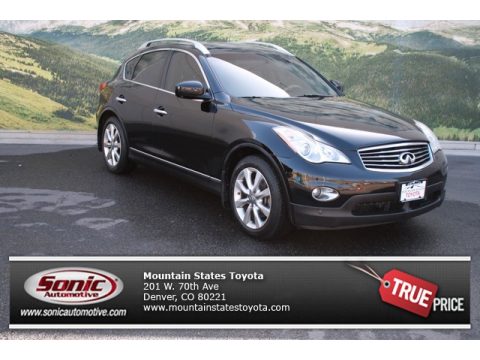 Black Obsidian Infiniti EX 35 AWD.  Click to enlarge.