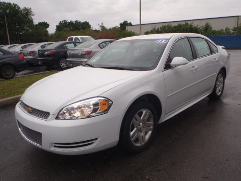 Summit White Chevrolet Impala LT.  Click to enlarge.