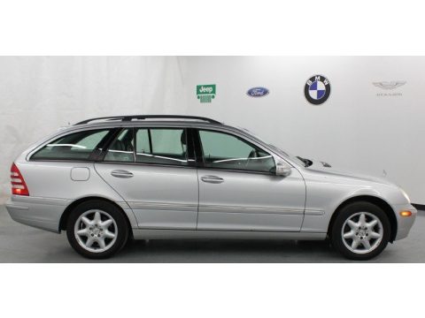 Brilliant Silver Metallic Mercedes-Benz C 320 Wagon.  Click to enlarge.
